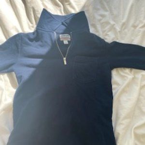 Lands End Blue Polo Sweater | Size S